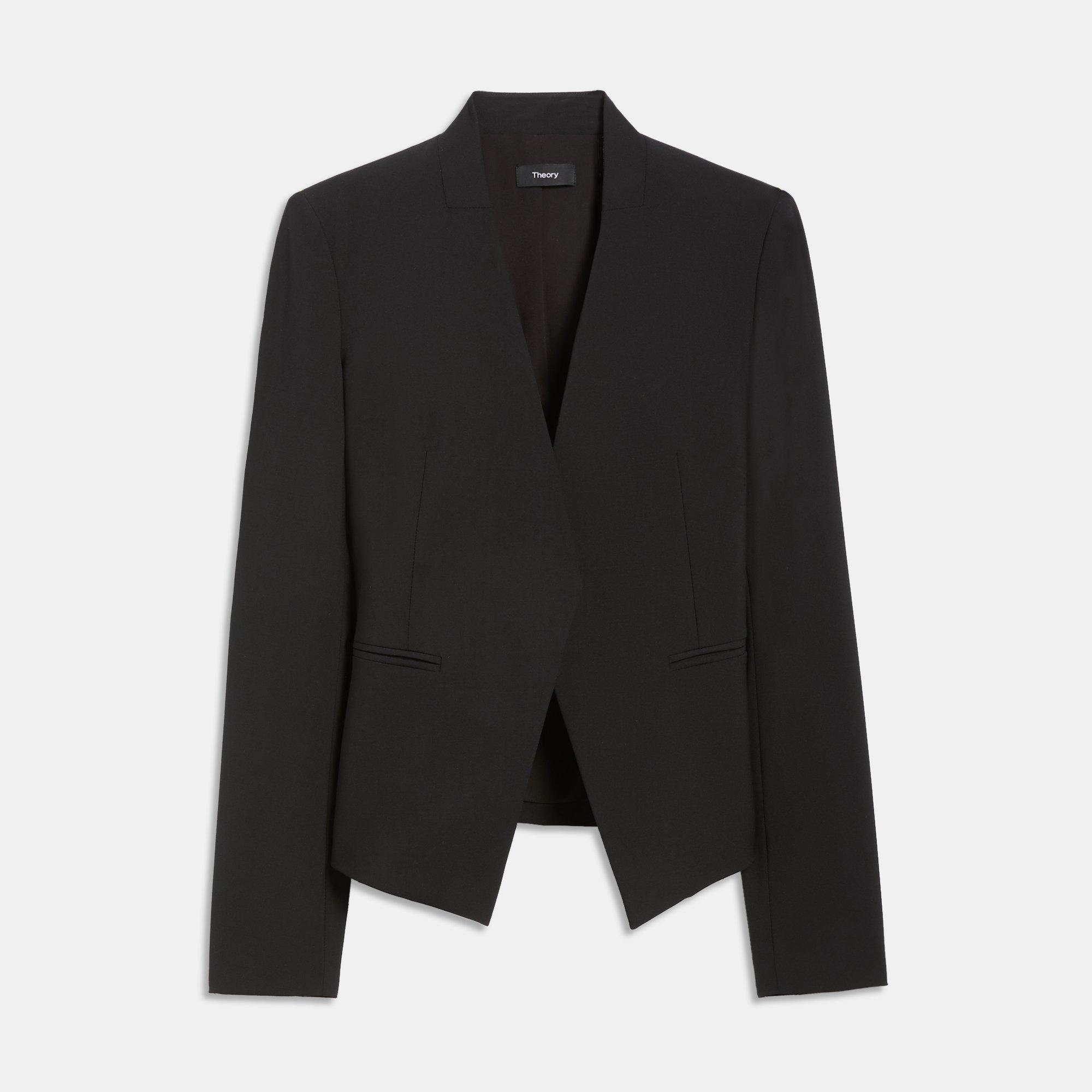 white open blazer