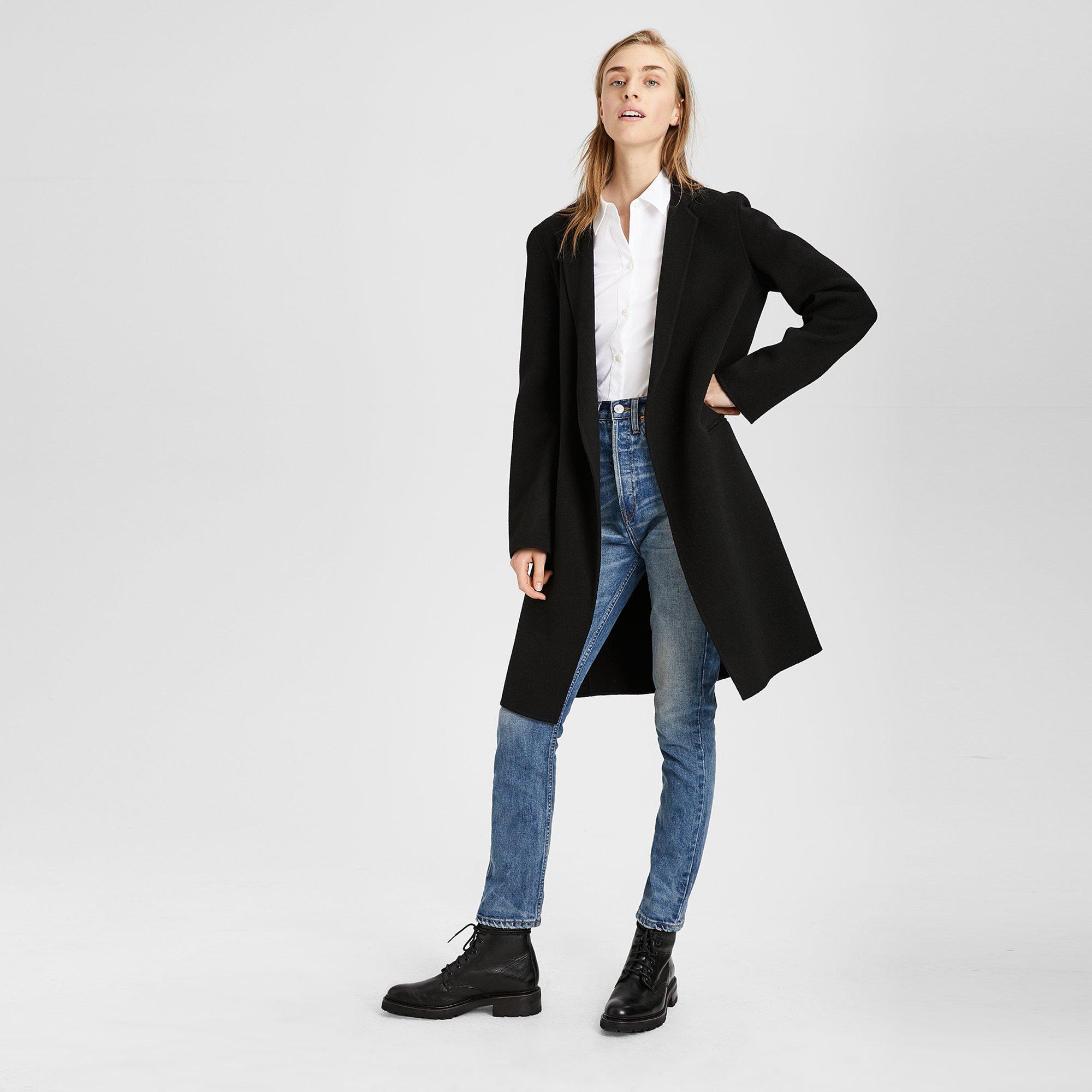 theory double faced essential coat