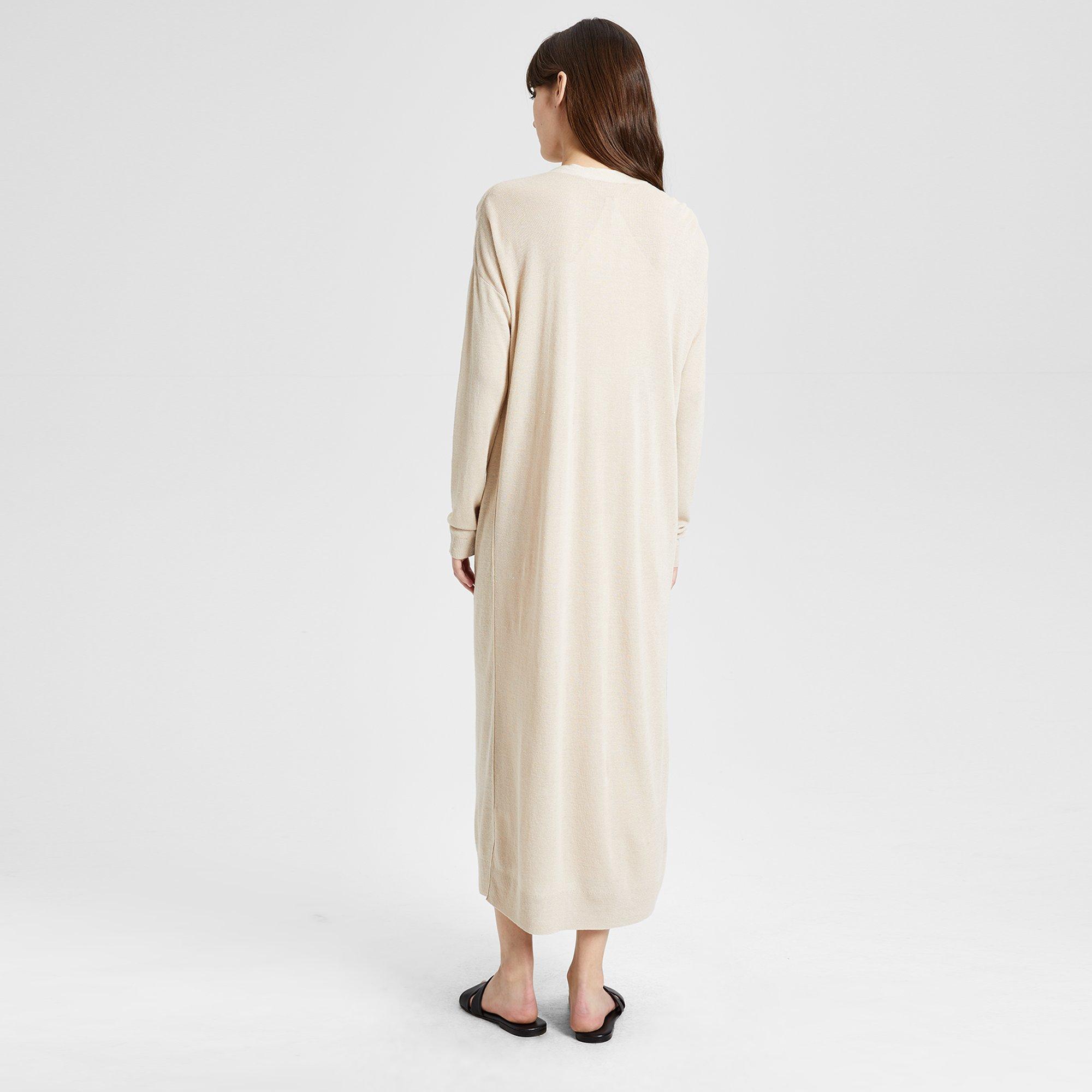 theory linen cardigan