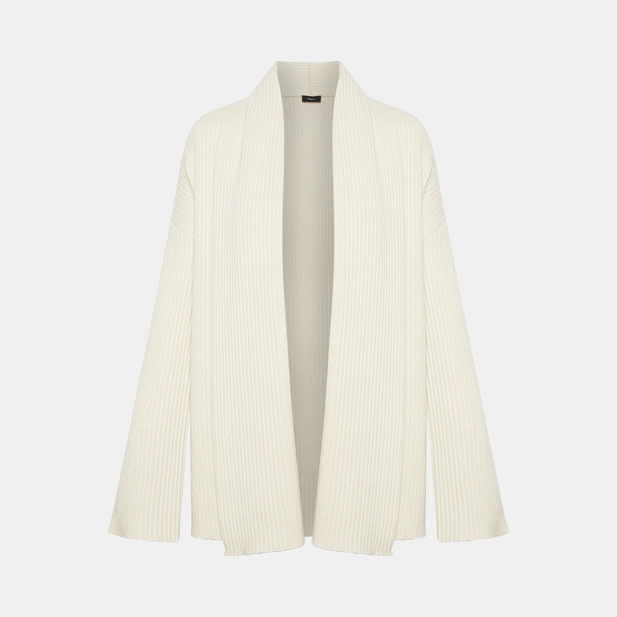theory oversized cashmere cardigan