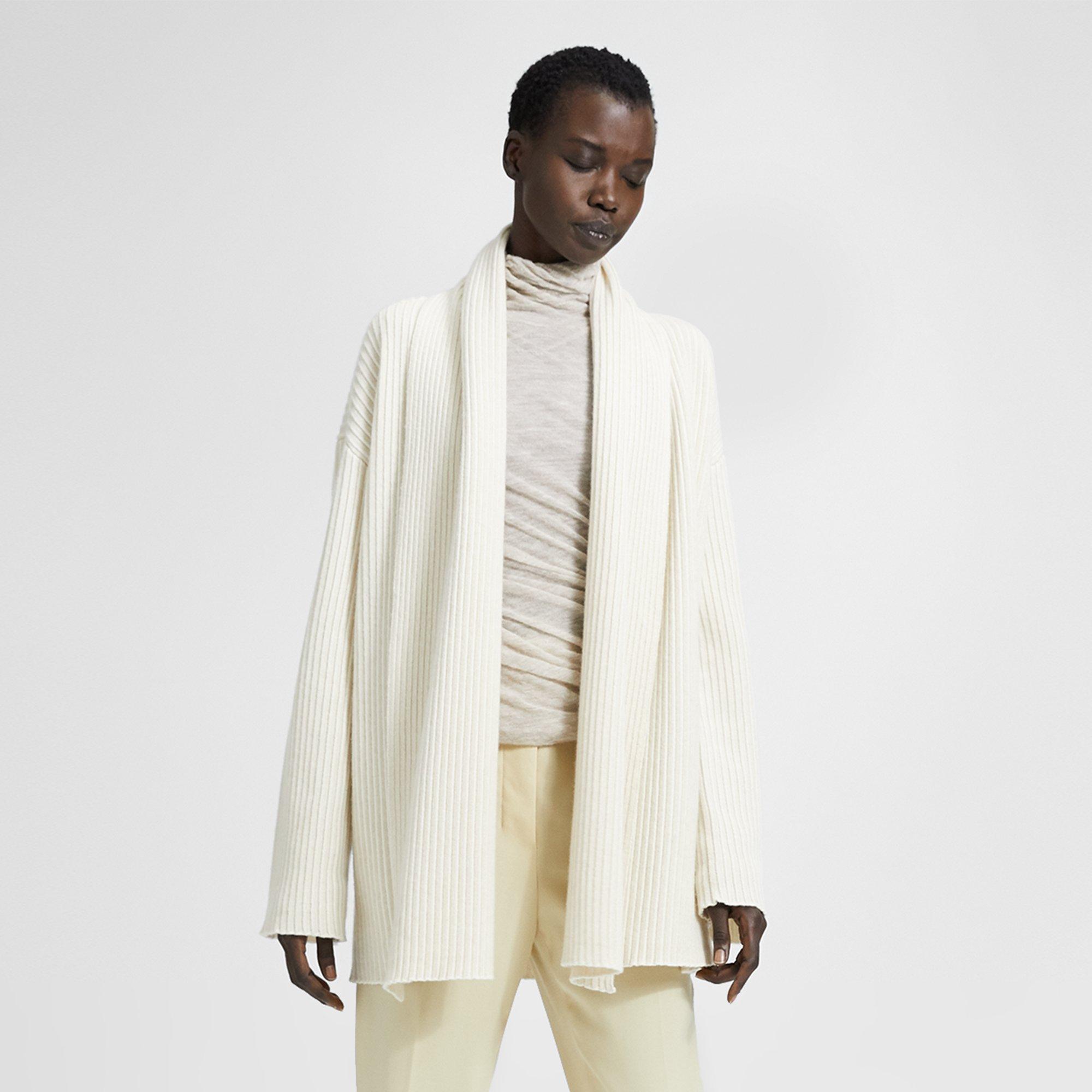 theory oversized cashmere cardigan