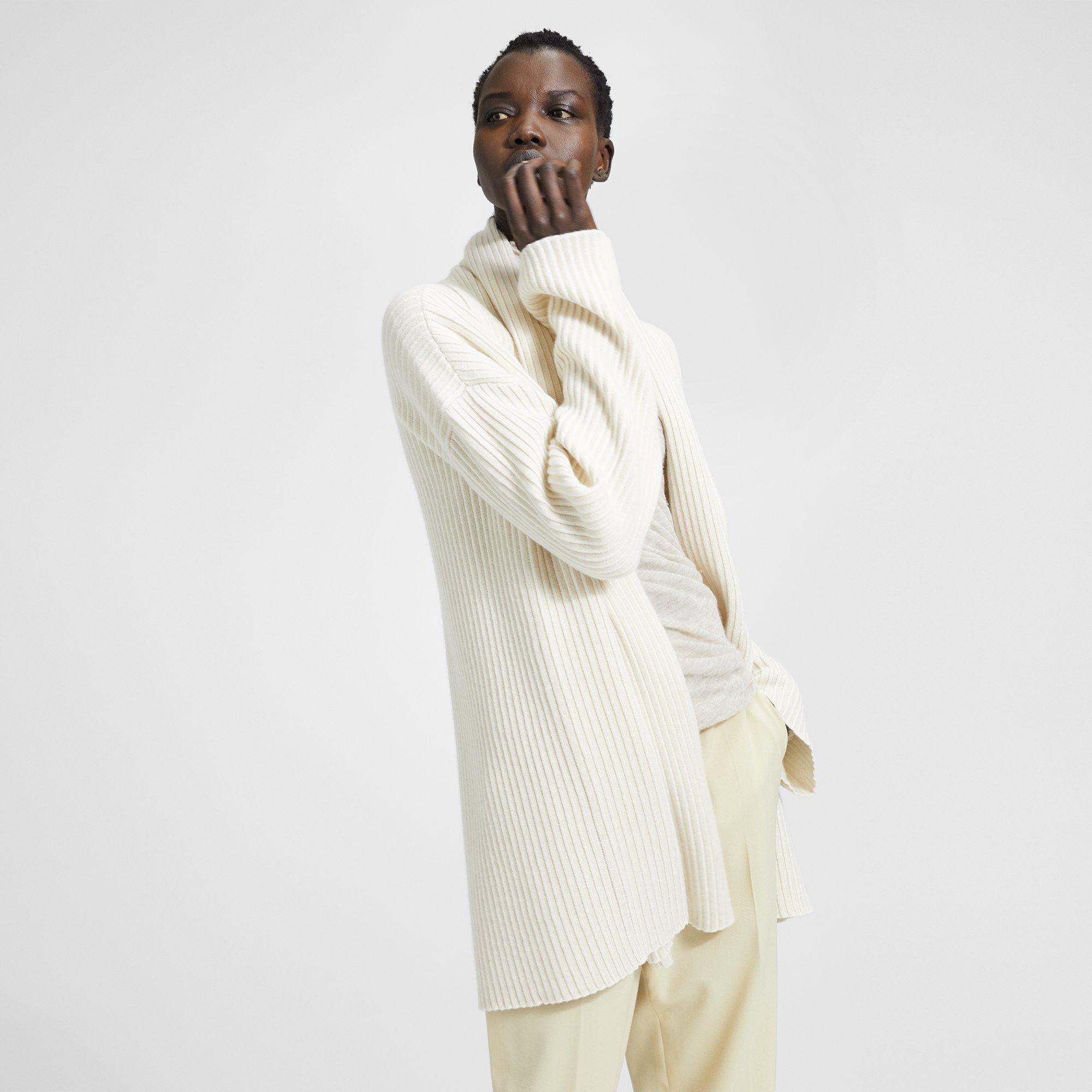 theory oversized cashmere cardigan