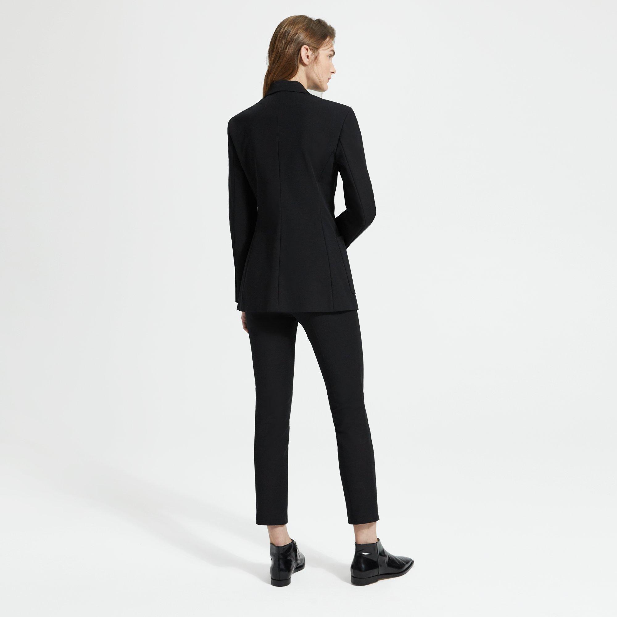 Double Stretch Cotton Slim Blazer