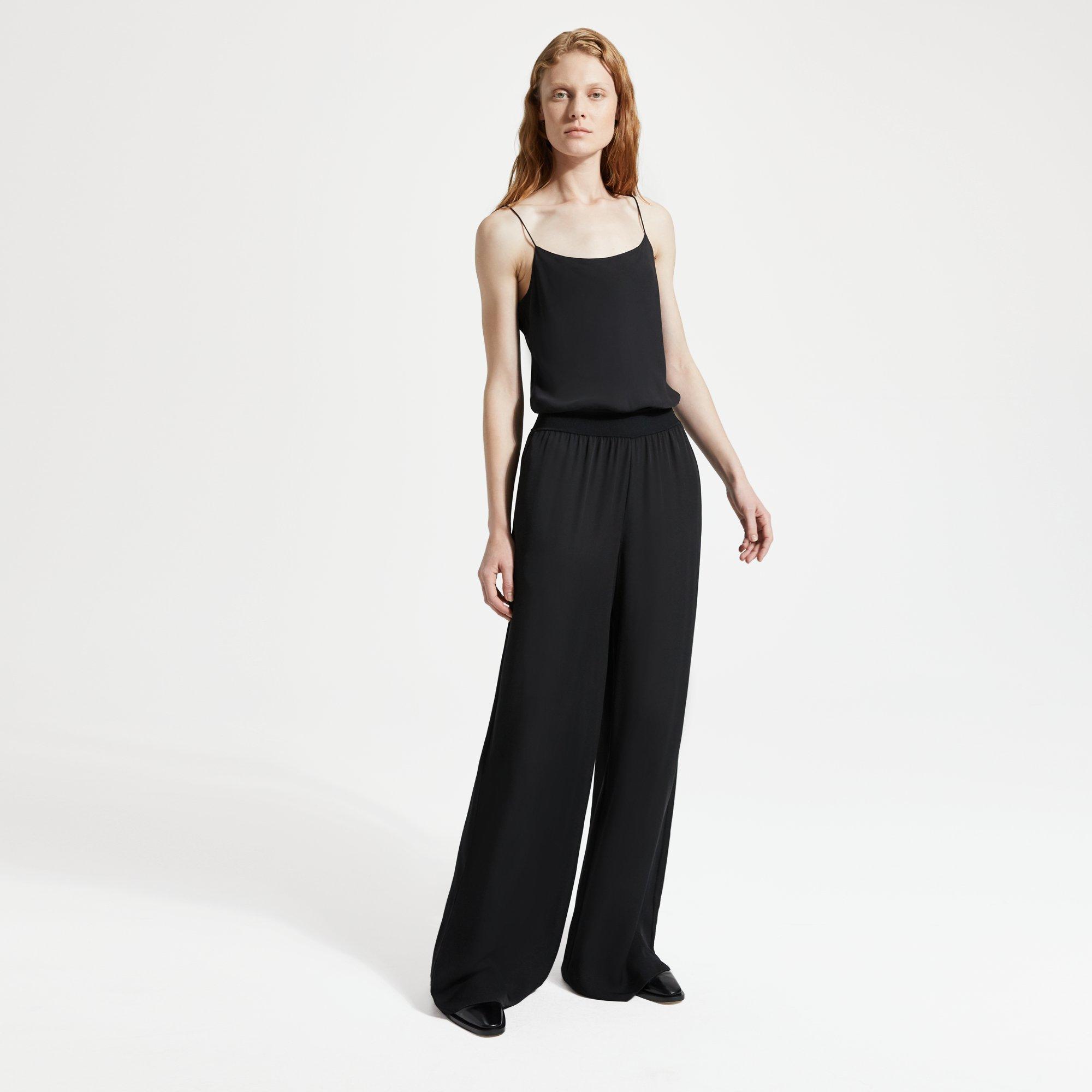 theory rib cuff silk joggers