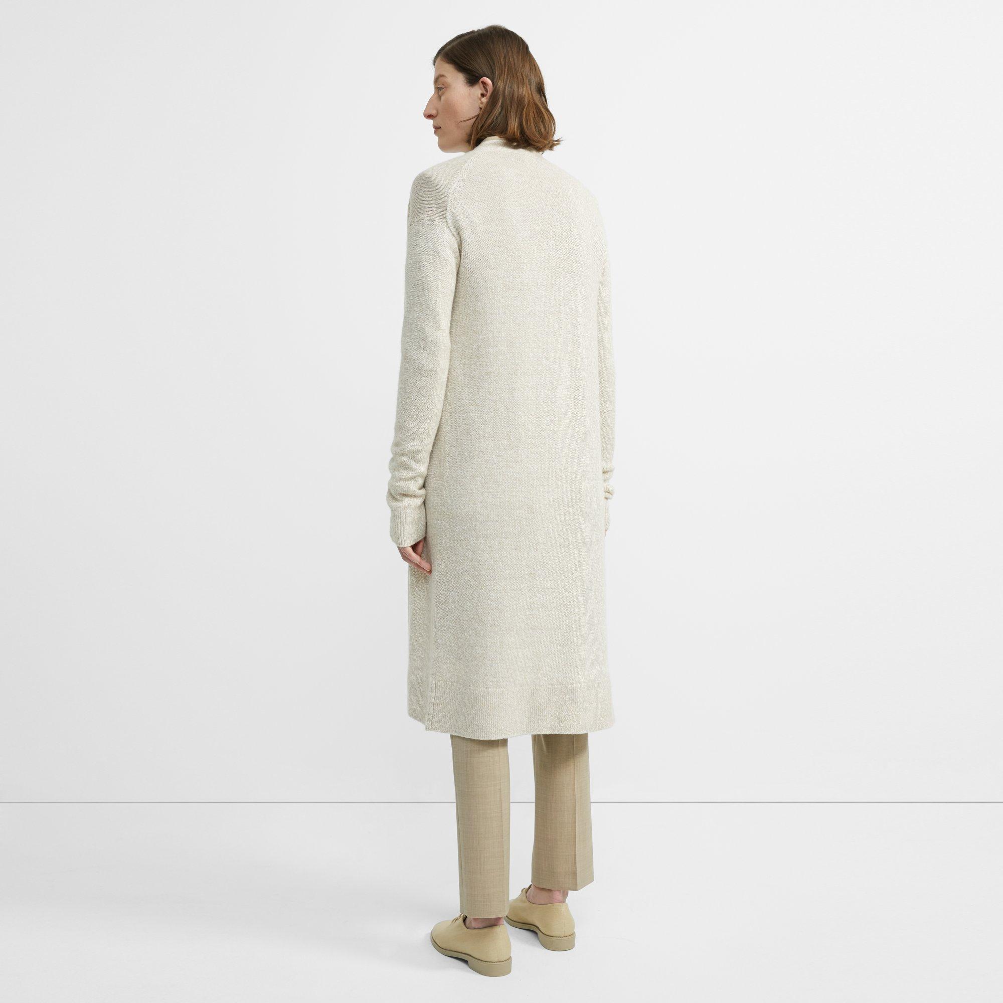 theory linen cardigan