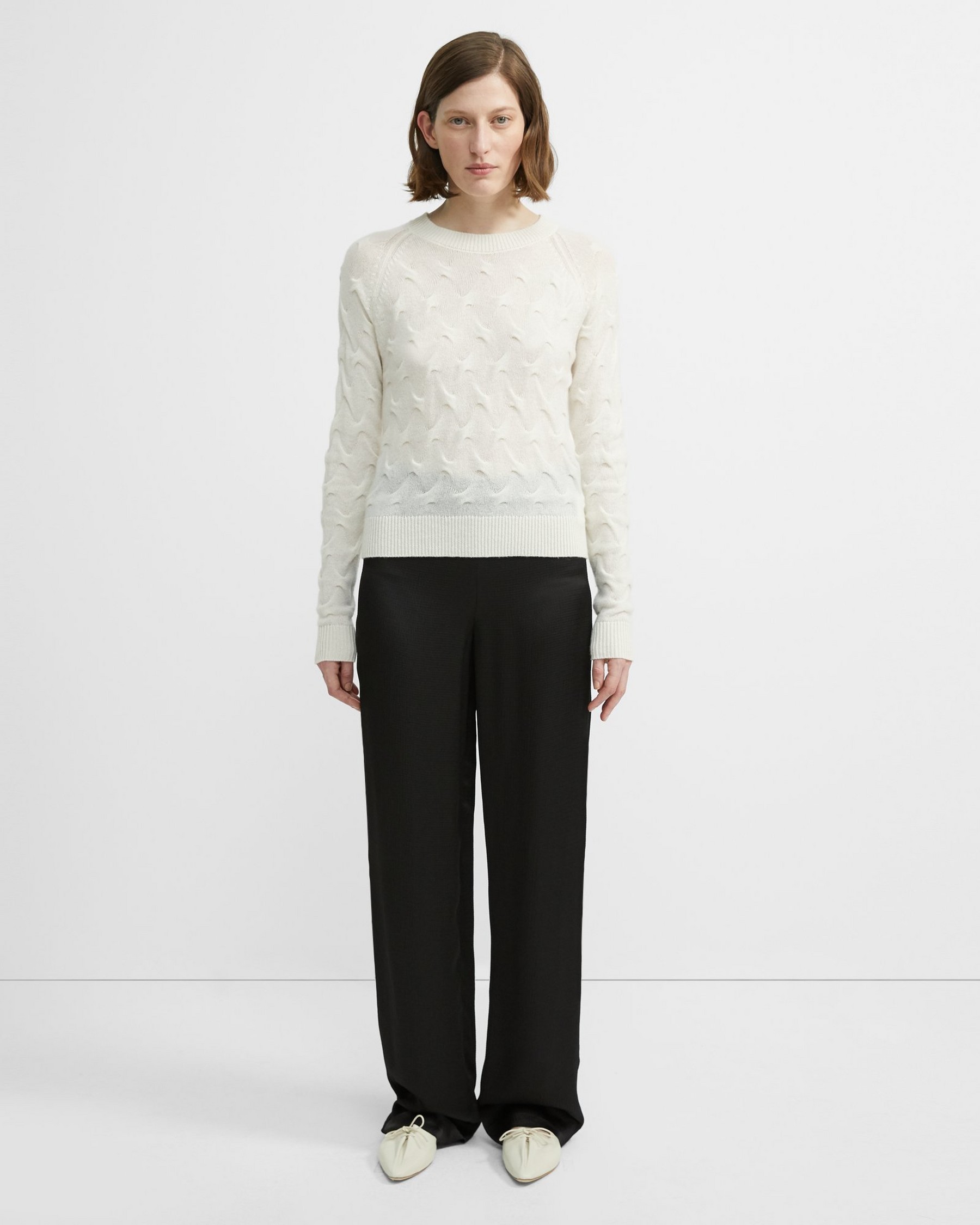 Cashmere Tucked Sweater
