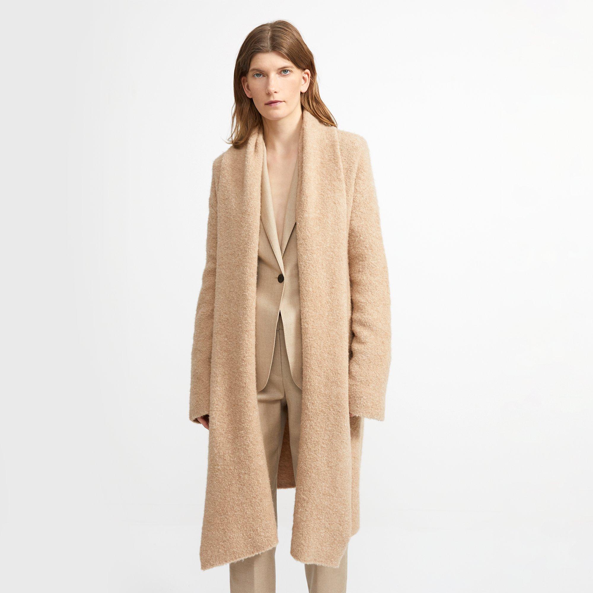 long camel cardigan