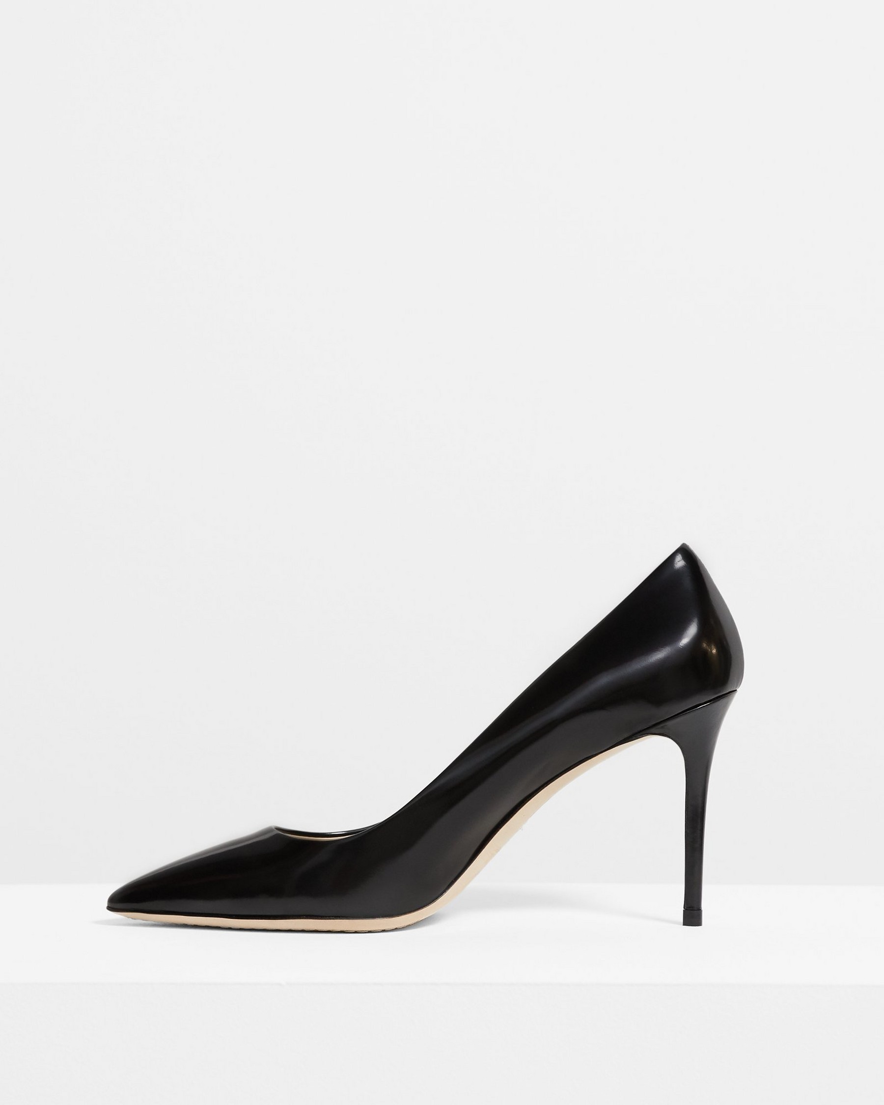Brushed Leather City 85 Pump | Theory