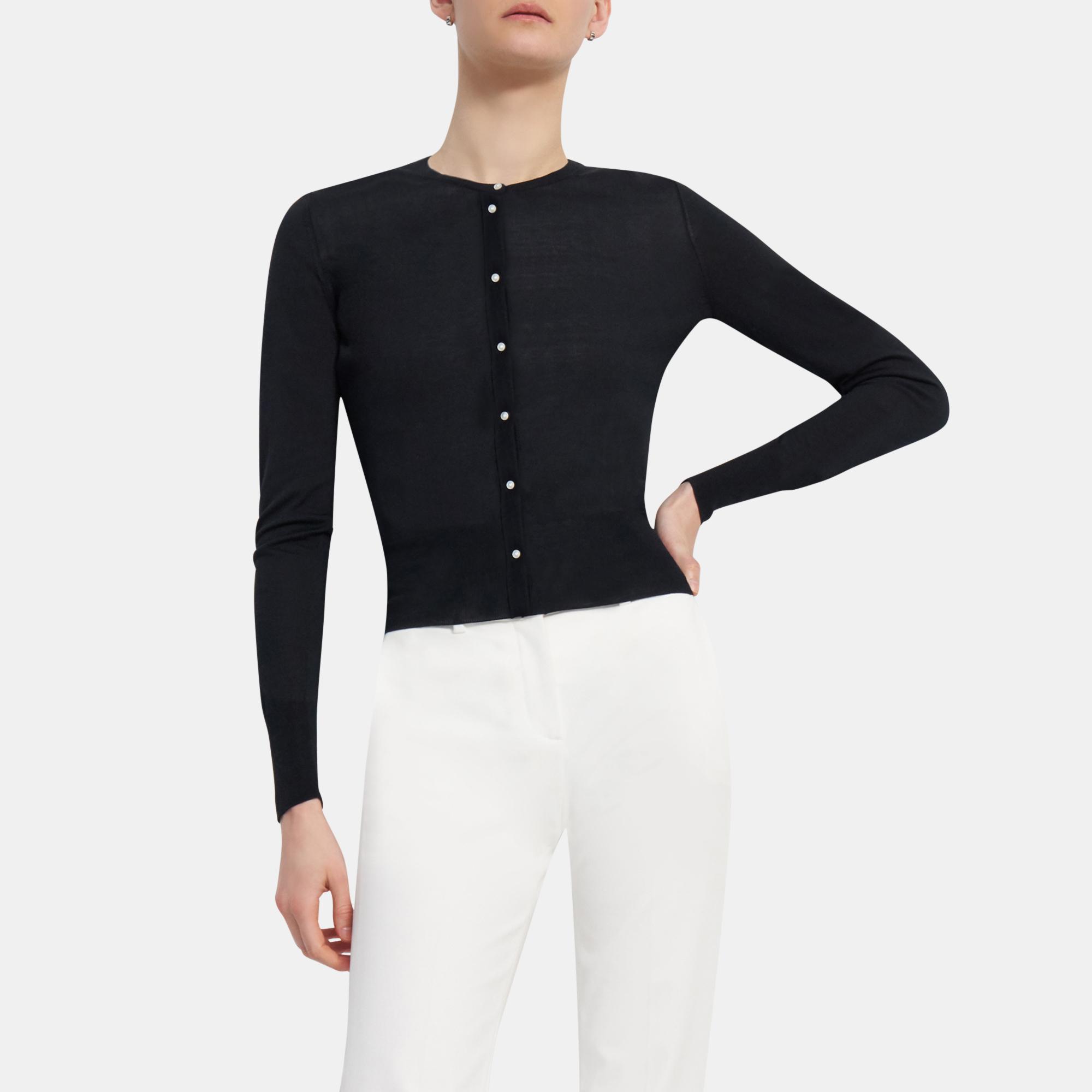 silk and cotton cardigan
