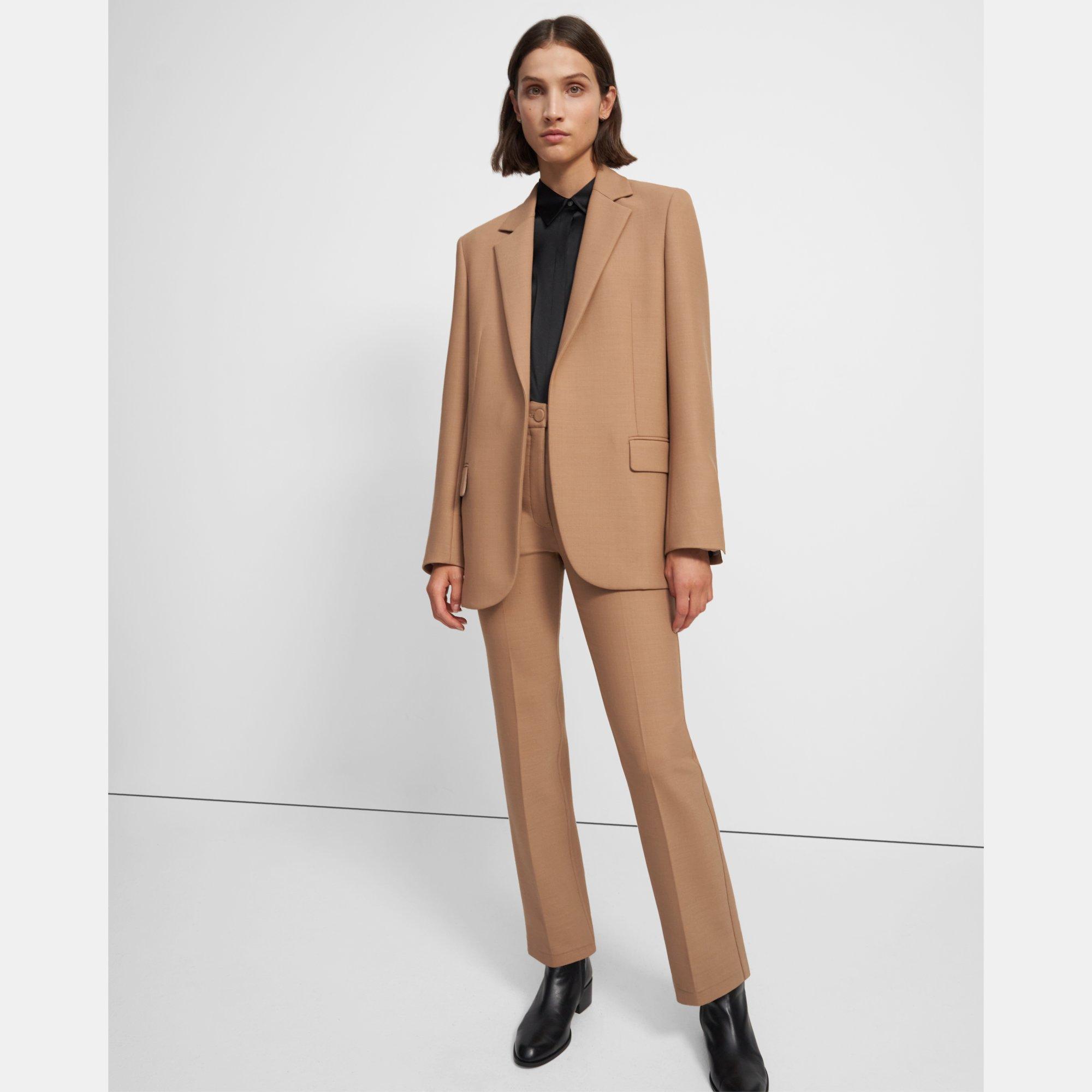 Bi-Stretch Wool Belted Blazer | Theory