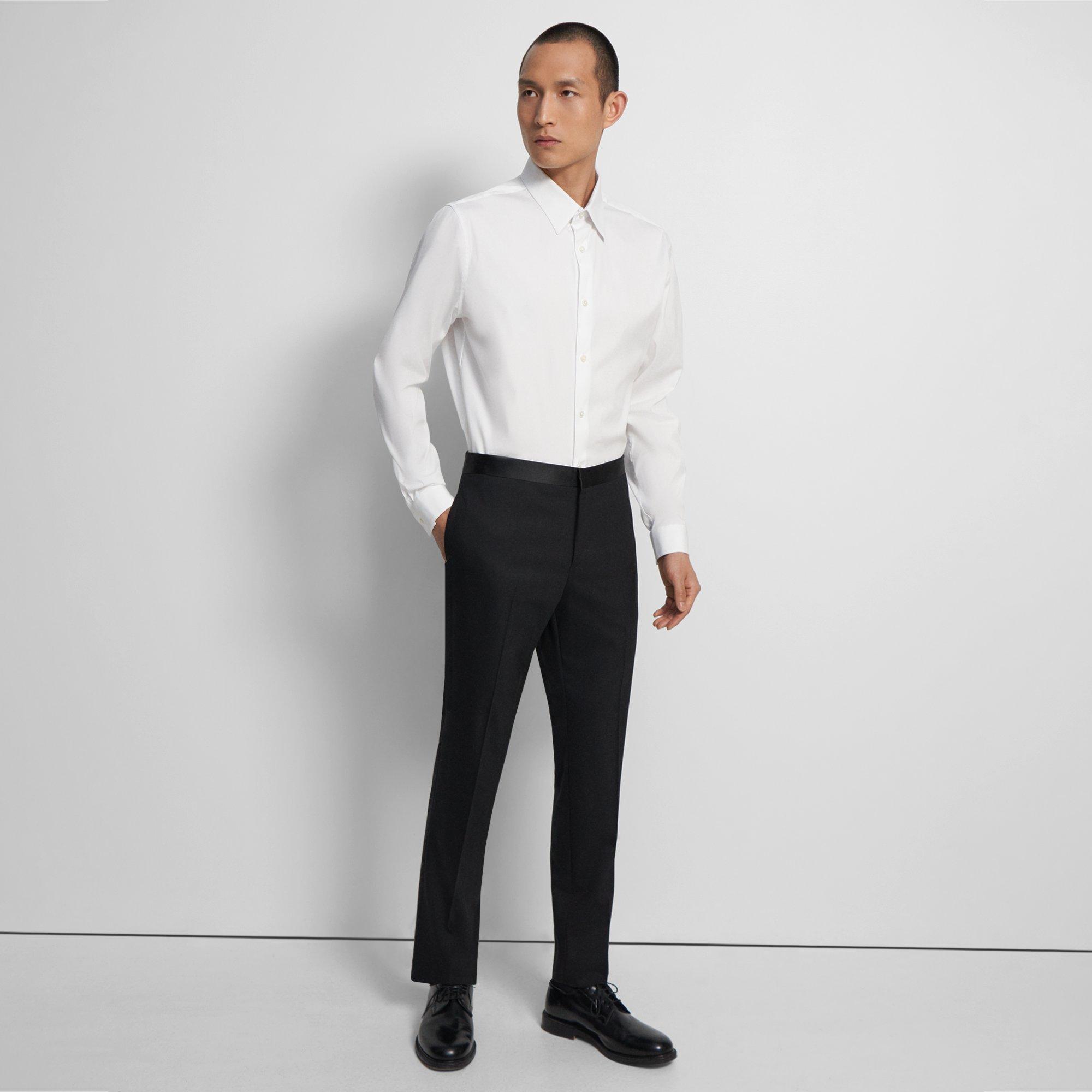 Stretch Wool Mayer Tuxedo Pant | Theory