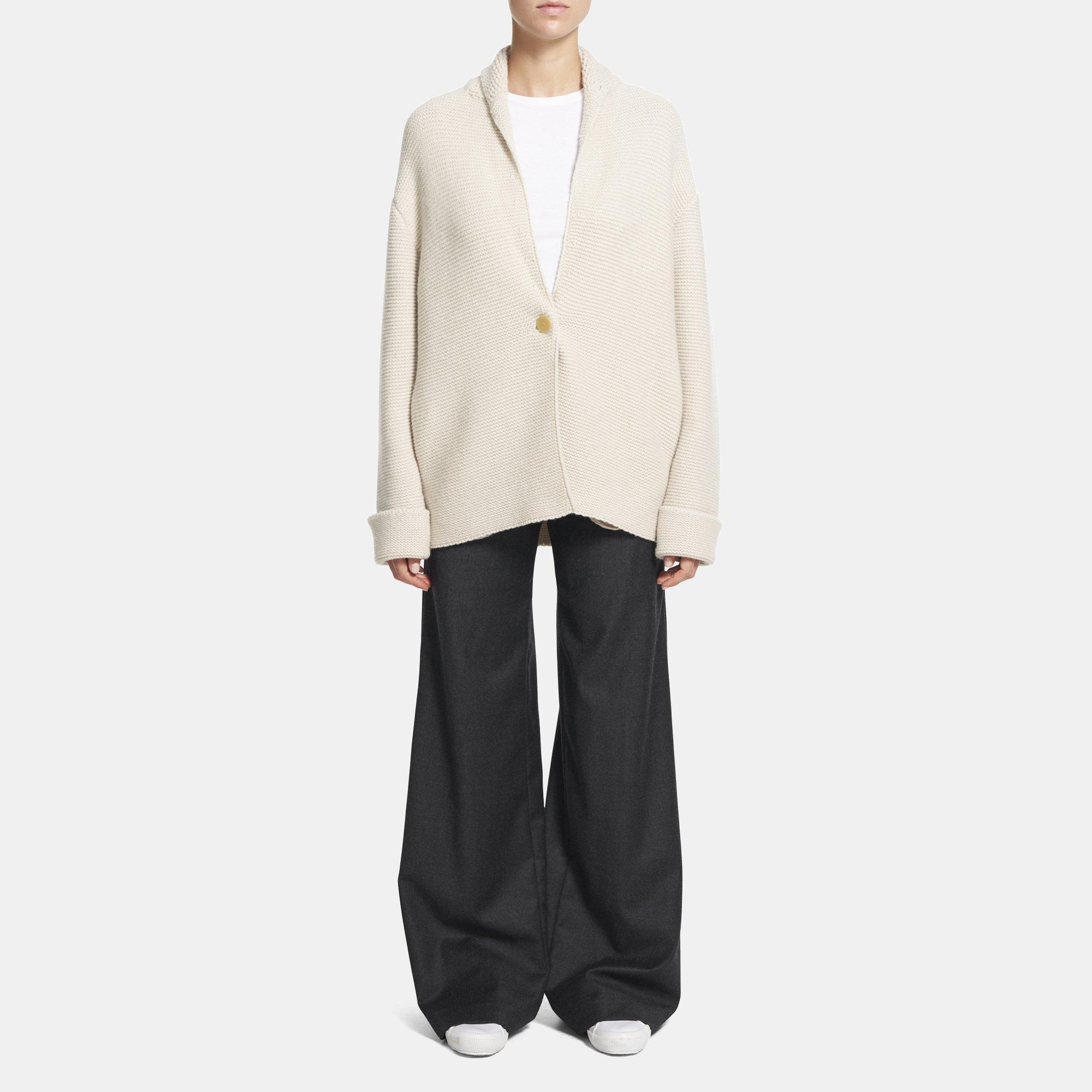 theory wool cardigan