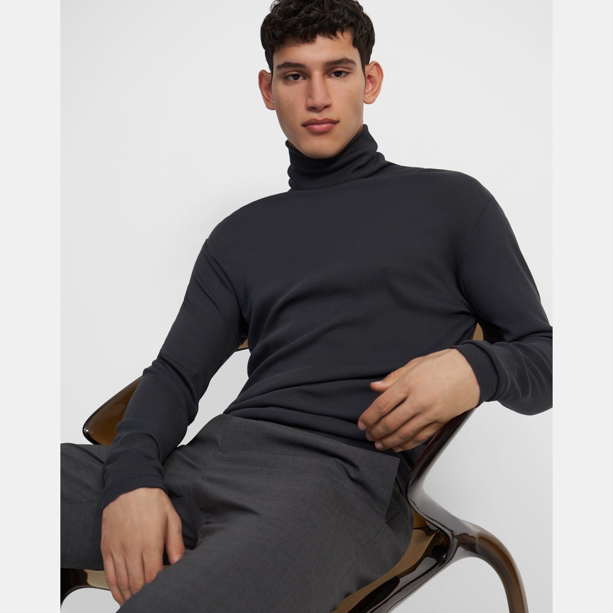 men's pima cotton turtleneck