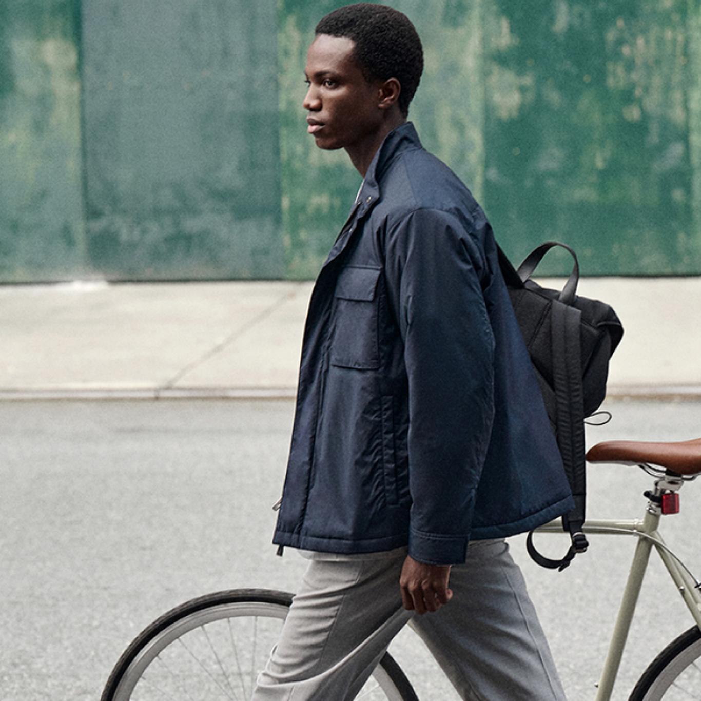 Field Jacket in Motion Nylon in Eclipse | Men